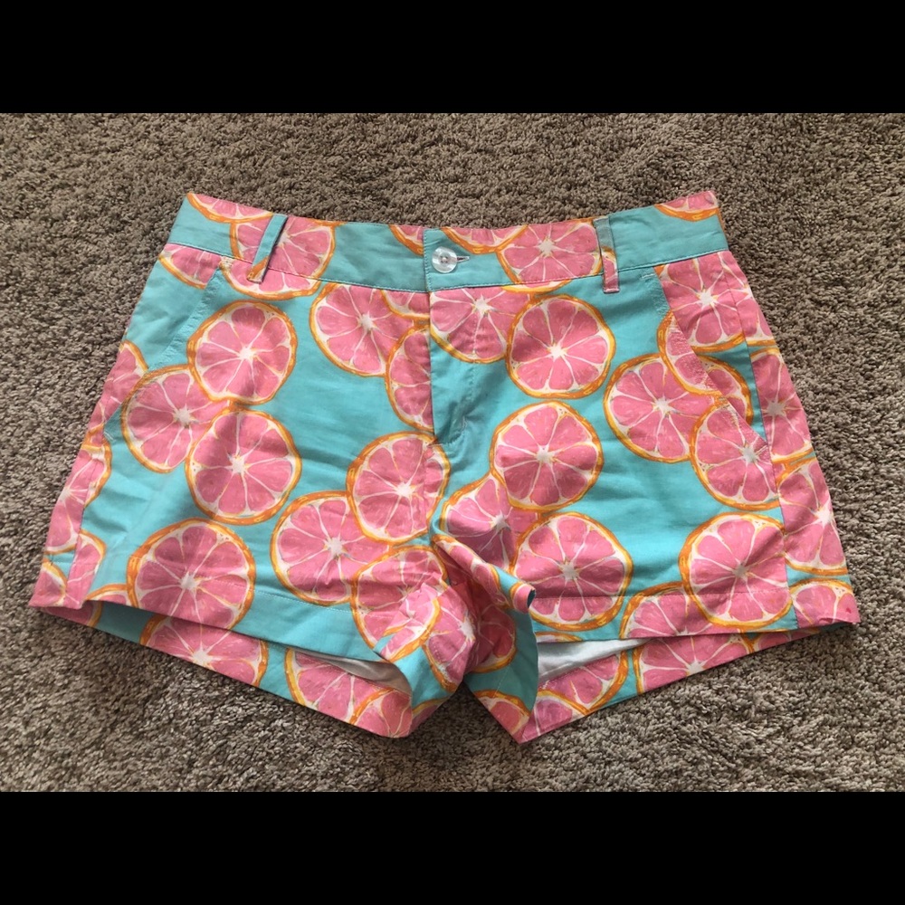 Lauren James grapefruit shorts S